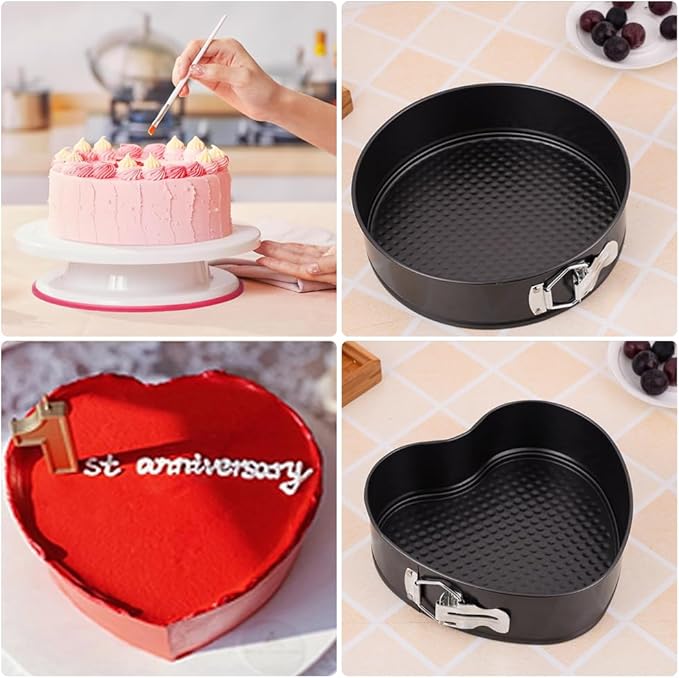 3-Piece Springform Cake Pan Set