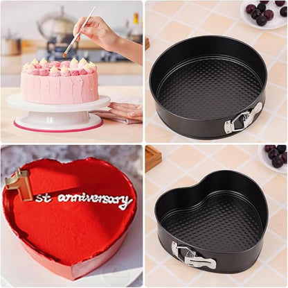 3-Piece Springform Cake Pan Set