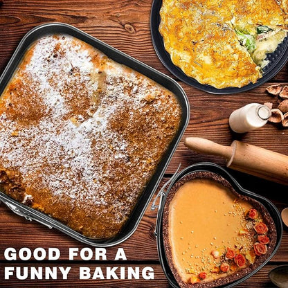 3-Piece Springform Cake Pan Set
