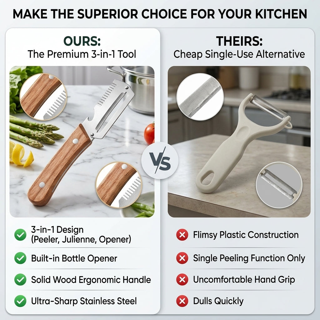 3 in 1 Multi-Functional Vegetable Peeler