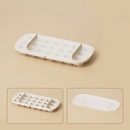 Ice Box Ice Cube Tray Grid High Capacity Food Grade Kitchen Gadgets
