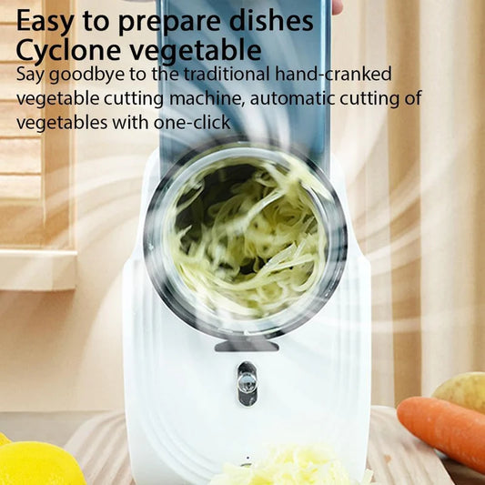 Multifunctional Vegetable Cutter with Interchangeable Blades