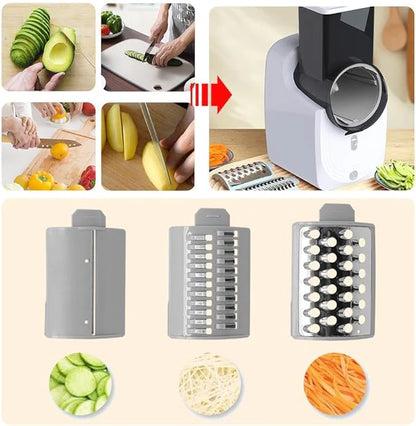 Multifunctional Vegetable Cutter with Interchangeable Blades